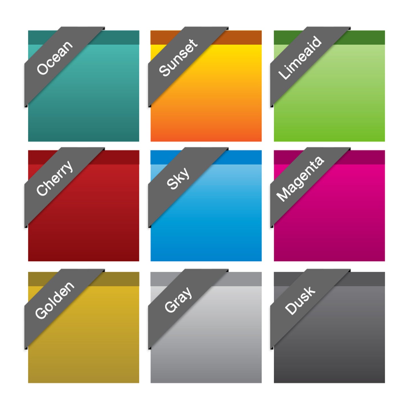 Premium Magnetic Autocross Numbers with Gradient and Inner Shadow