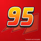 Lightning McQueen Permanent Digits