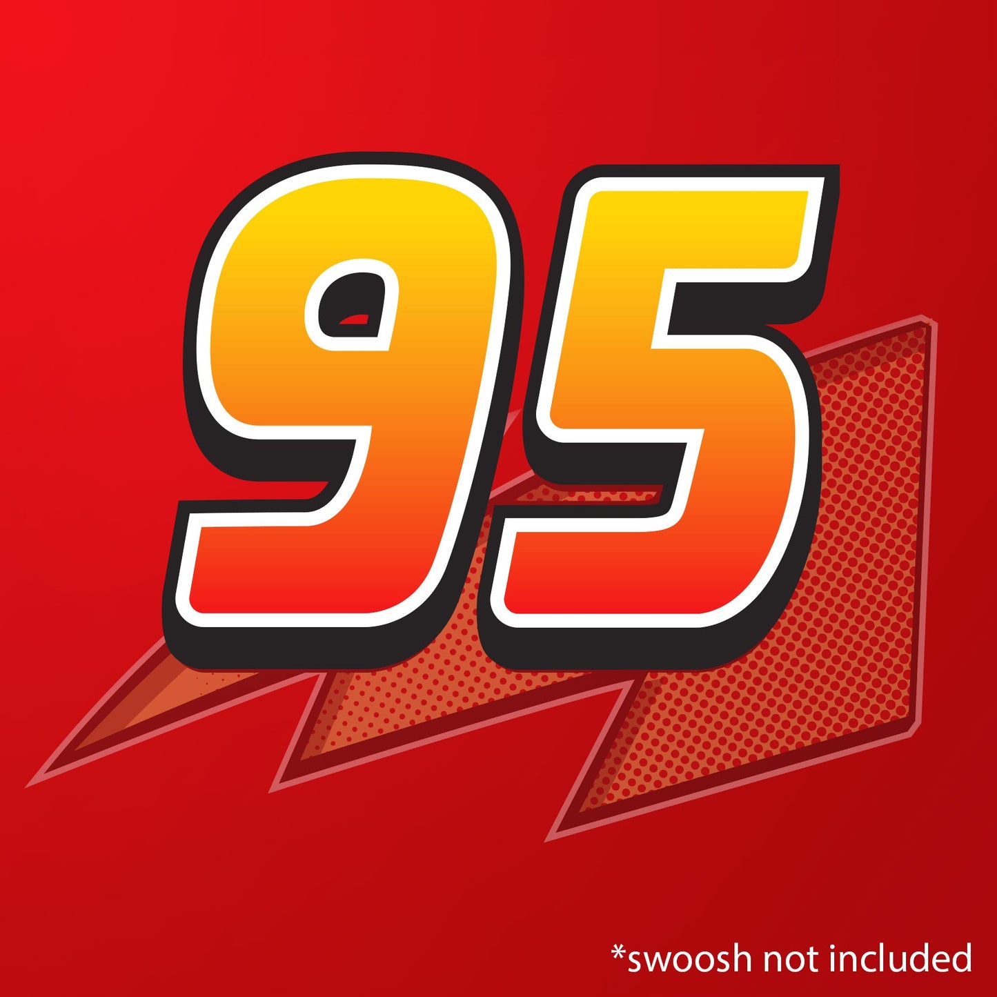 Lightning McQueen Permanent Digits