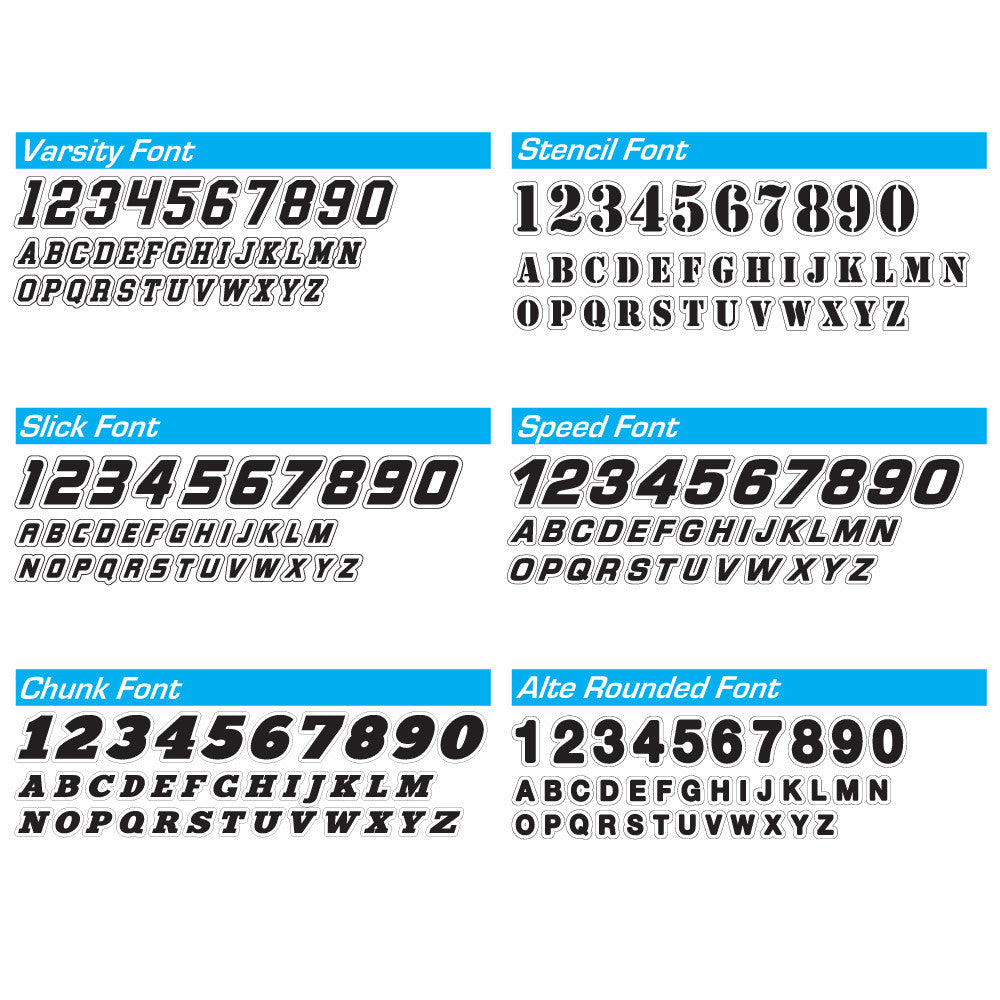 Square Panel Low-Tack Autocross Numbers - 16"