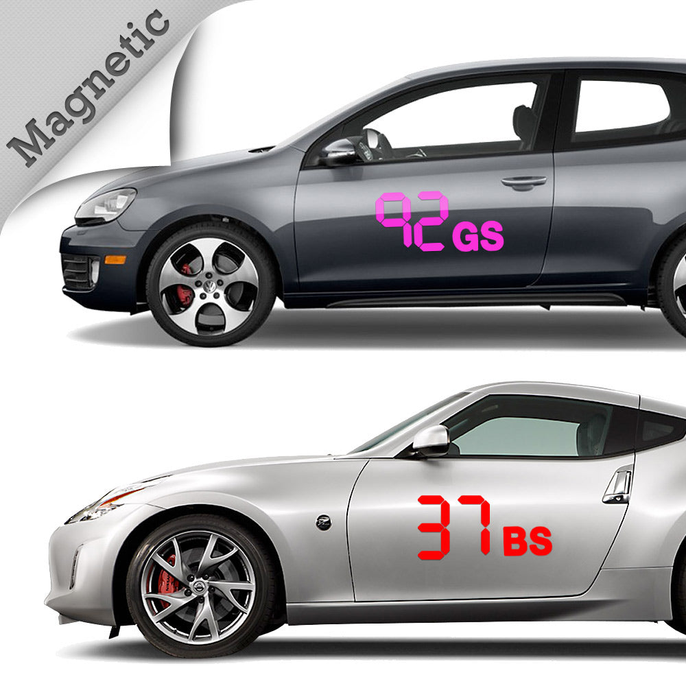 Autox Numbers Magnetic Modular Segment Autocross Numbers โ Autocross Digits